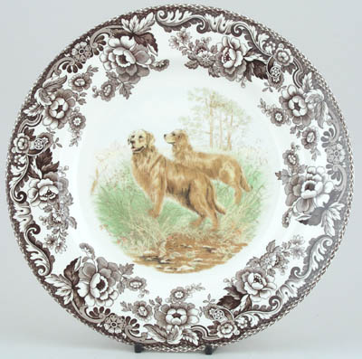 Plate Golden Retriever
